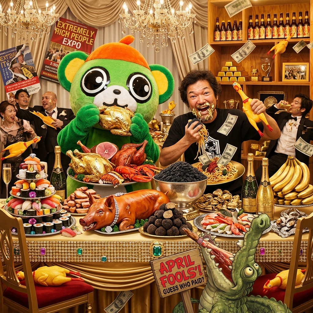 勝平さんと豪華なごちそう